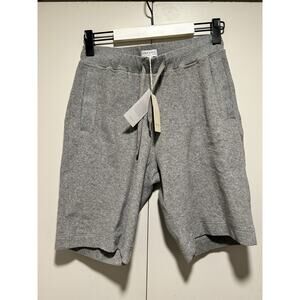 Sunspel Drawstring Towelling Shorts Melange Grey Size SMALL